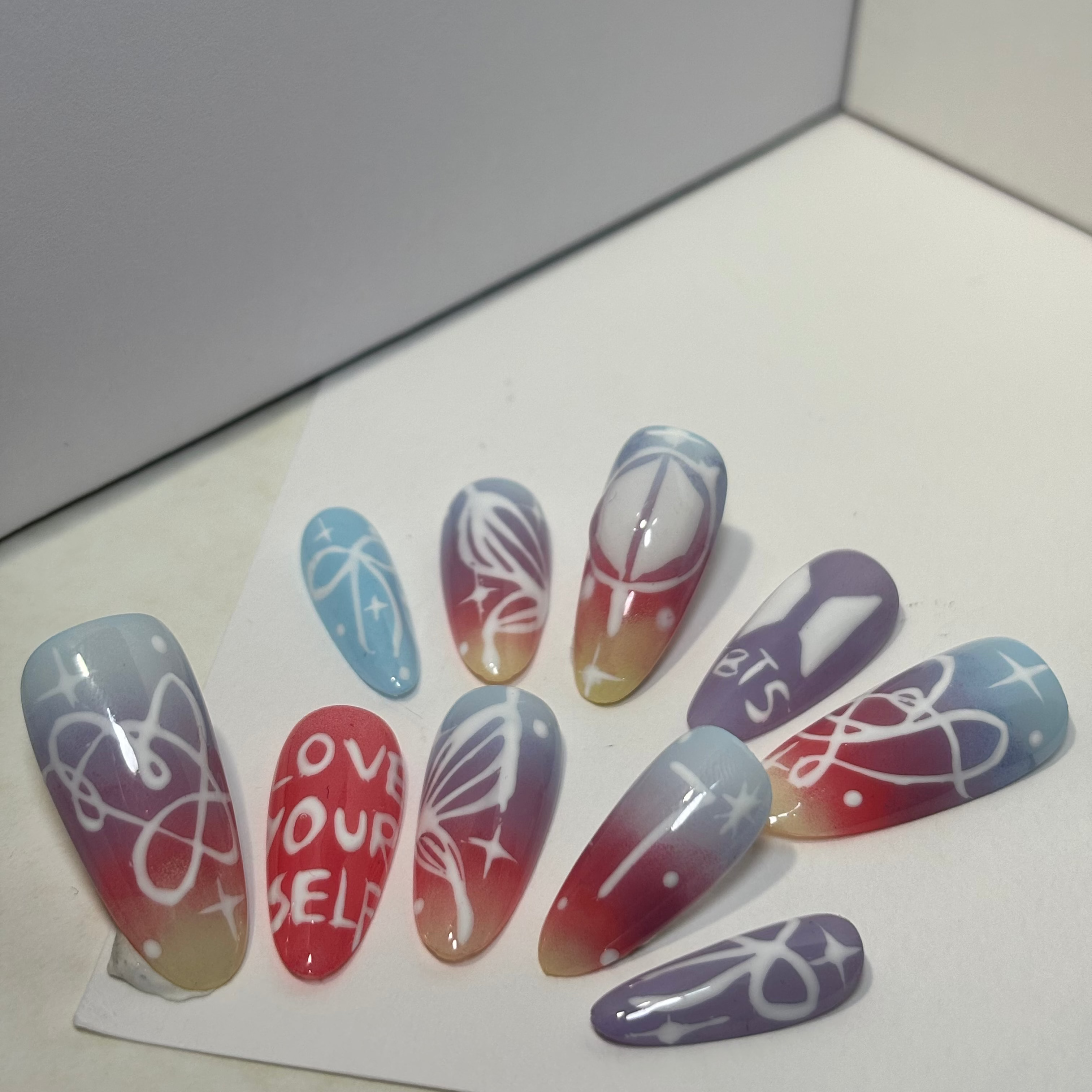BTS Love Yourself Press On Nails