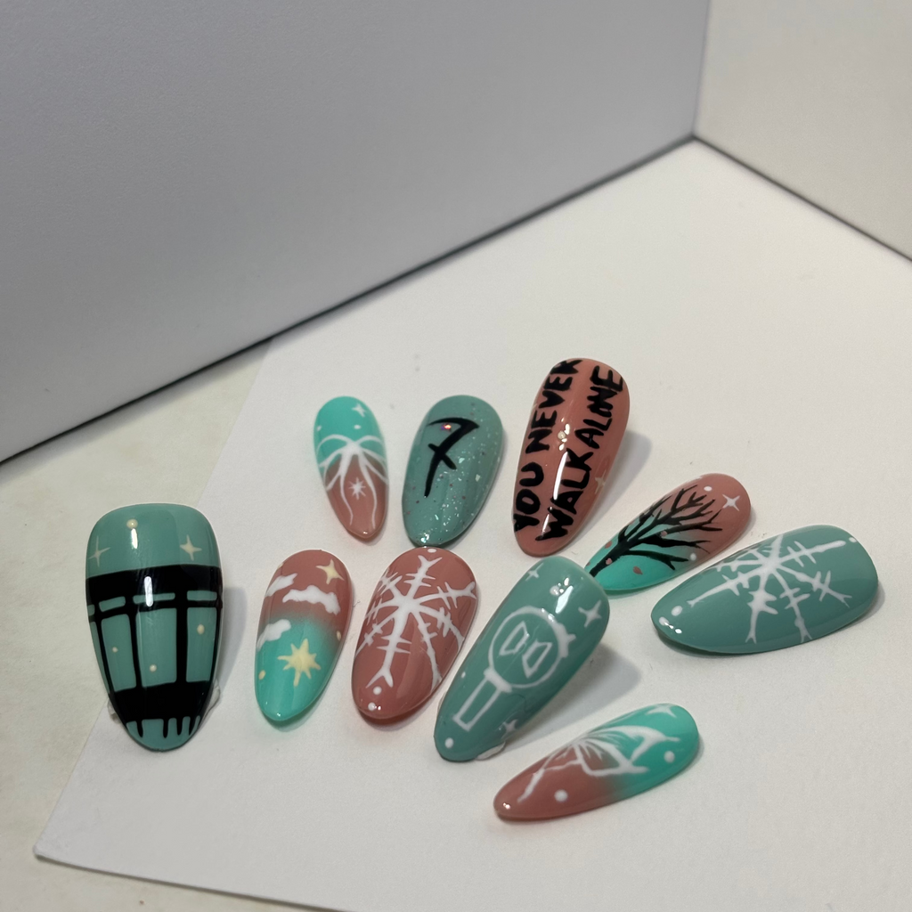 BTS Spring Day Press On Nails