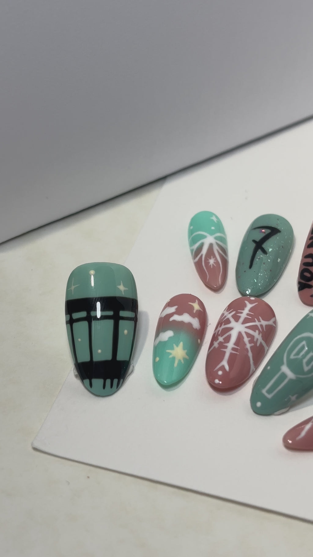 BTS Spring Day Press On Nails